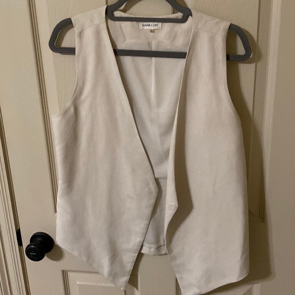 Cream vest